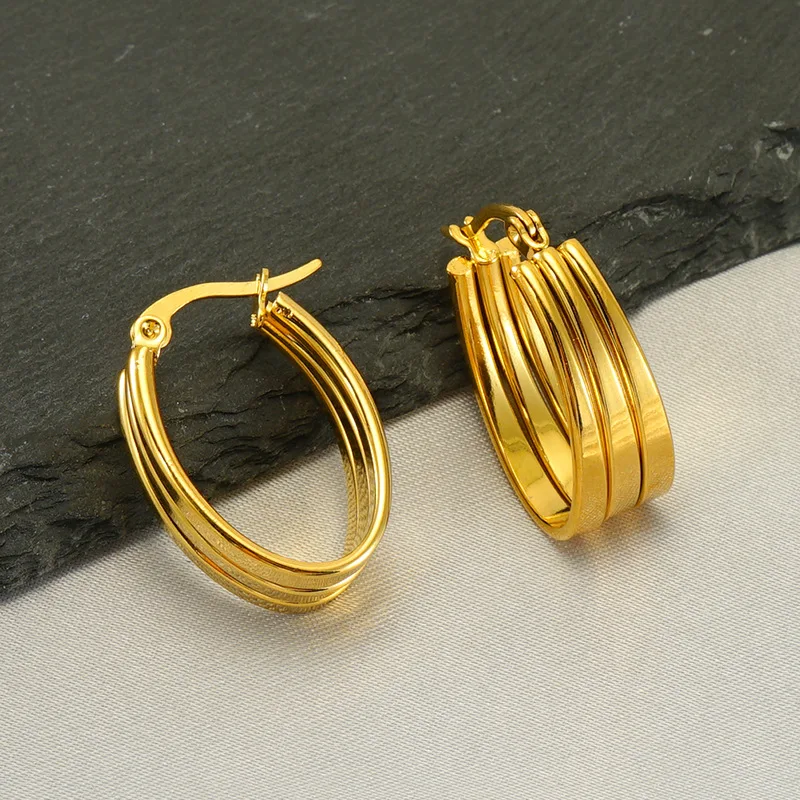 Title 3, RVS gouden pigment ring in Europese en Amerikaa...