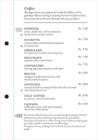 Cafe White Sage menu 5