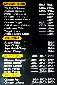 Dil Wala Tandoori menu 1