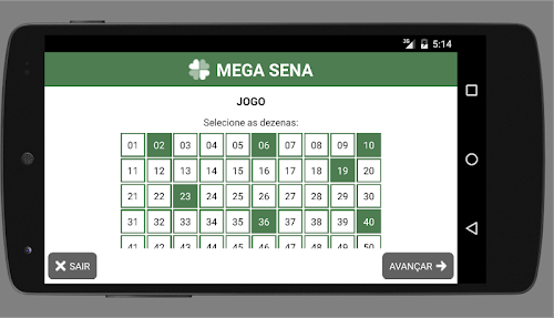 Android application Fecha Mega Sena Premium screenshort