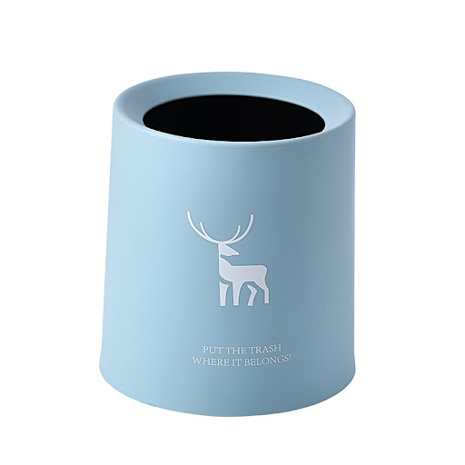 Title 5, Nordic Round Desktop Dustbin for Household use,...