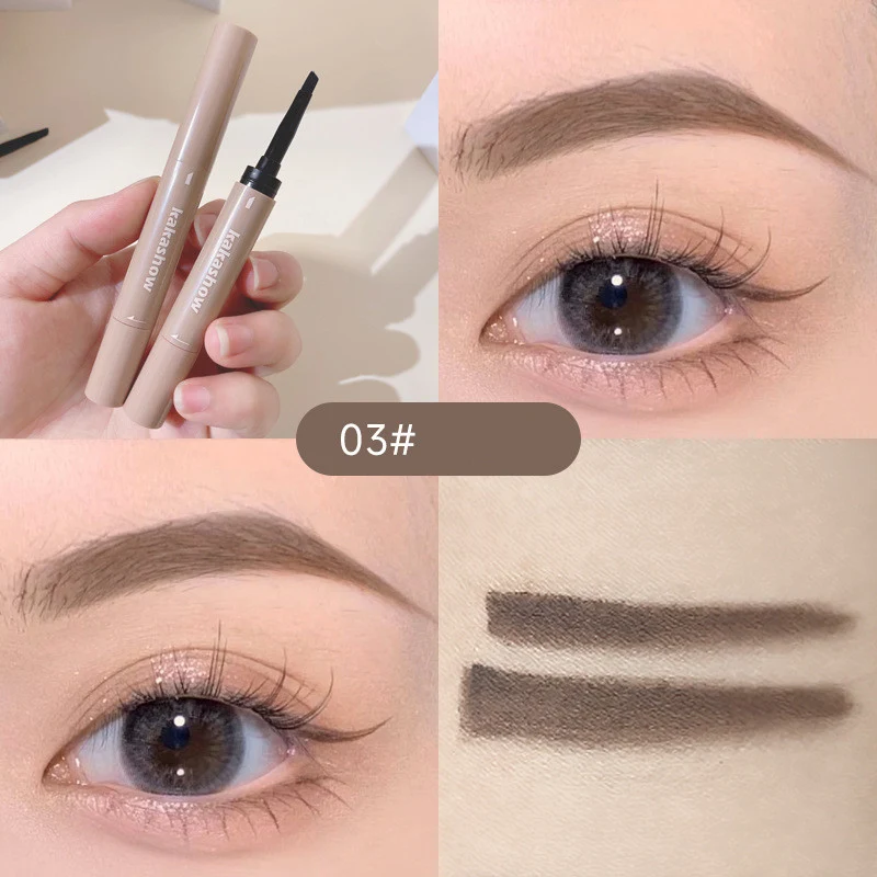 Crayon à Sourcils Imperméable, Résistant à la Sueur, Durable, Sans Décoloration, Sans Bavure, Crème à Sourcils Teintée. Sourcils Parfaits.