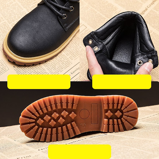 Title 2, Pink short boots in British style with a flat, ...