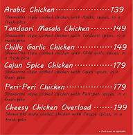 Shawarma Hut menu 1