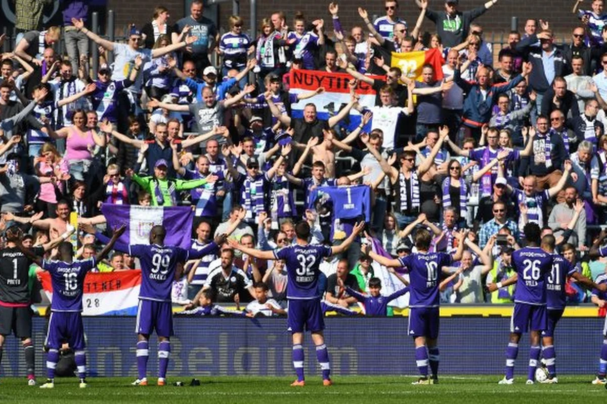 RSC Anderlecht heeft een belangrijke mededeling voor alle fans die zondag de topper tegen Club Brugge bijwonen