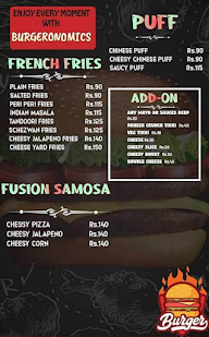 Burgeronomics menu 3