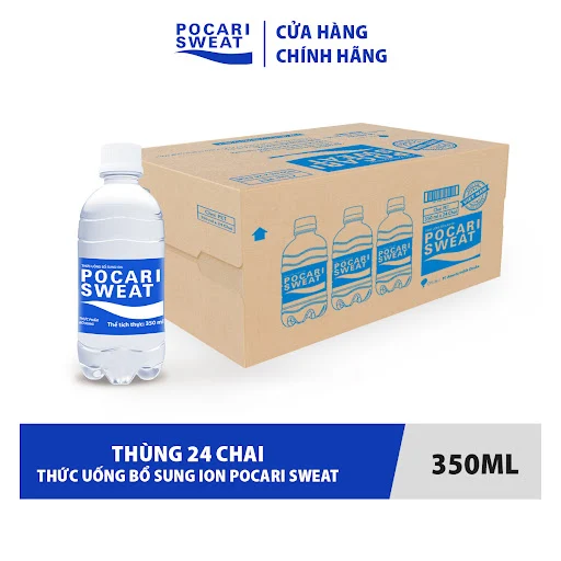 Thùng 24 chai thức uống bổ sung ION POCARI SWEAT chai 350ML