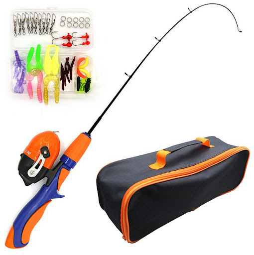 Title 6, Set Gun Handle Telescopic Lure Rod Fishing Gear...