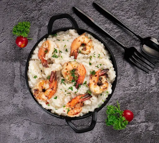 Prawns And Ancient Risotto Rice
