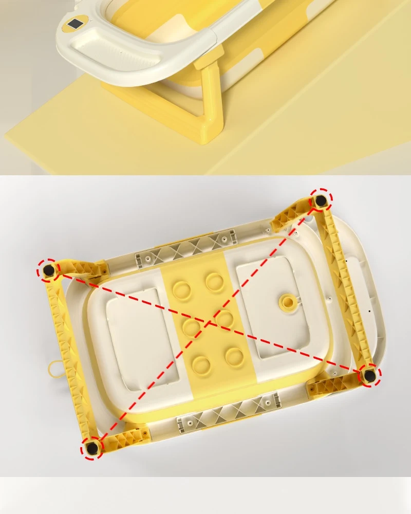 Title 20, 0-3 Years Old Baby Folding Tub, Portable, Sitti...