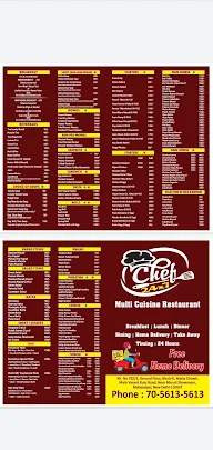 Chef 24X7 menu 3