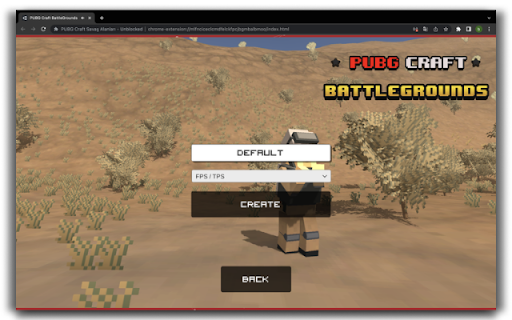 PUBG Craft Battlegrounds - HTML5 Game