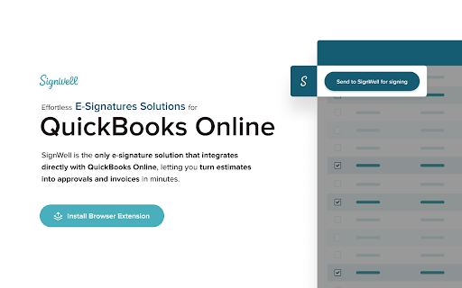 SignWell for QuickBooks