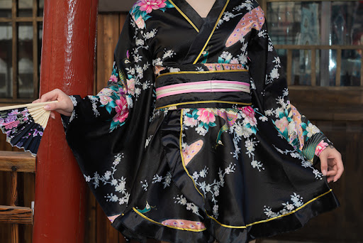 Title 5, Japanese Formal Wear Womens Peacock Kimono Sta...
