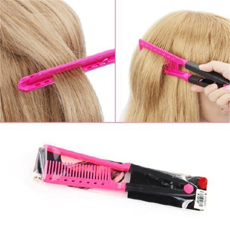 Peigne à pince pliable pour coiffure et stylisme – Compact et facile à utiliser pour des coiffures précises et professionnelles.