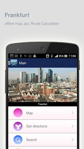 Frankfurt Map offline