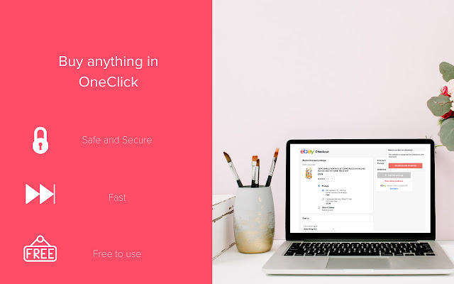 Buy anything with OneClick chrome extension