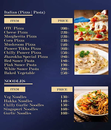 Jharokha Multi Cuisine Restaurant menu 