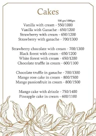 Briju's Patisserie menu 2