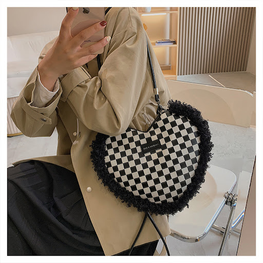 Title 4, Simple Cross Bag Heart Shape Personality And Fa...