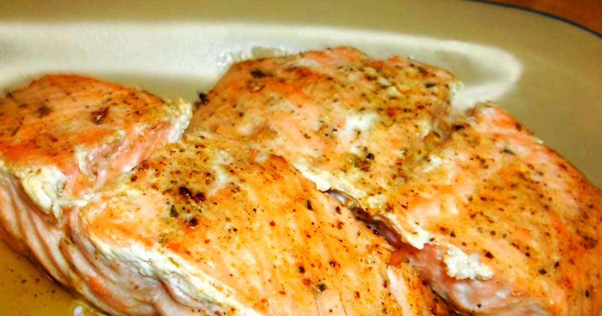 BUTTERY BAKED SALMON | Just A Pinch Recipes