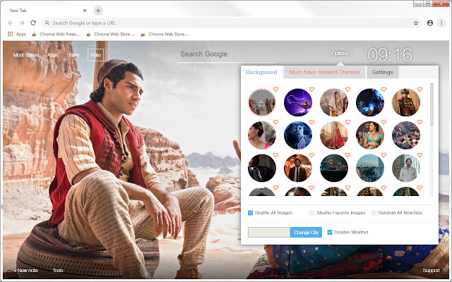 Aladdin HD Backgrounds Aladdin Custom New Tab