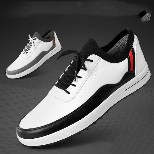 Title 6, Mens Waterproof Spinning Golf Shoes with Movab...