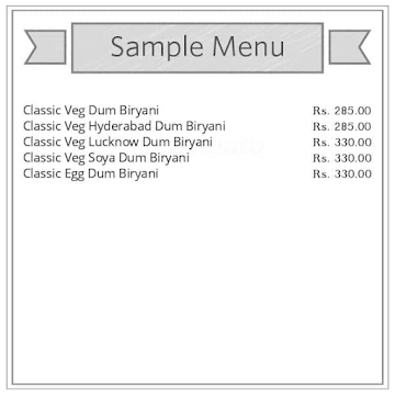 Express Biryani menu 