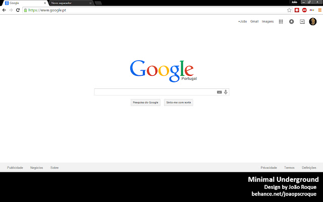 Minimal Cocaine chrome extension