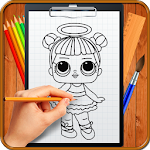 Cover Image of Download Learn How to Draw Cute Surprise Dolls 1.2.2 APK