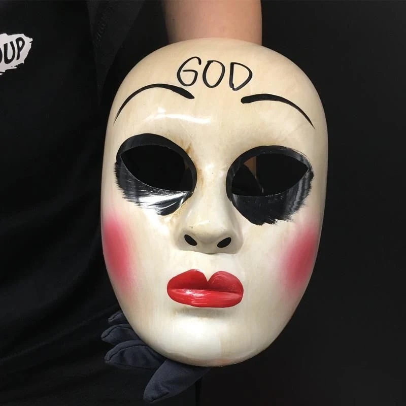 Title 4, Transparante menselijke GOD Cross Halloweenmask...