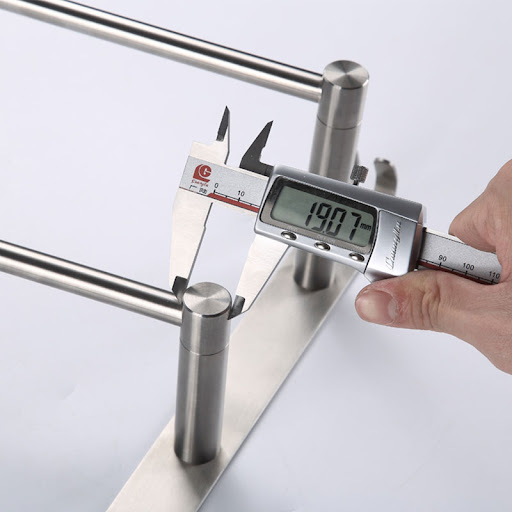 Title 4, 304 Stainless Steel Towel Rack, Perforated, Sin...