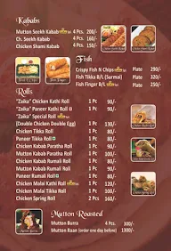 Zaika menu 1