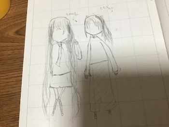 無一郎くんと莉♡くん書いた！