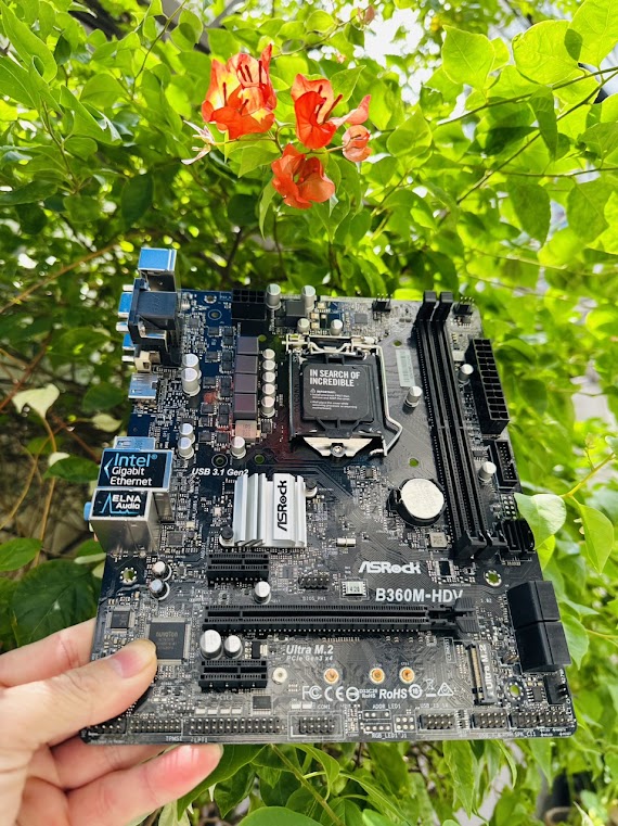 Bo Mạch Chủ (Mainboard) Asrock B360M - Hdv (Hàng Chính Hãng)