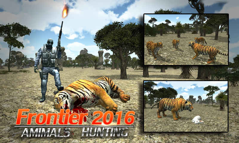   Frontier Animals Hunting 2016- 스크린샷 