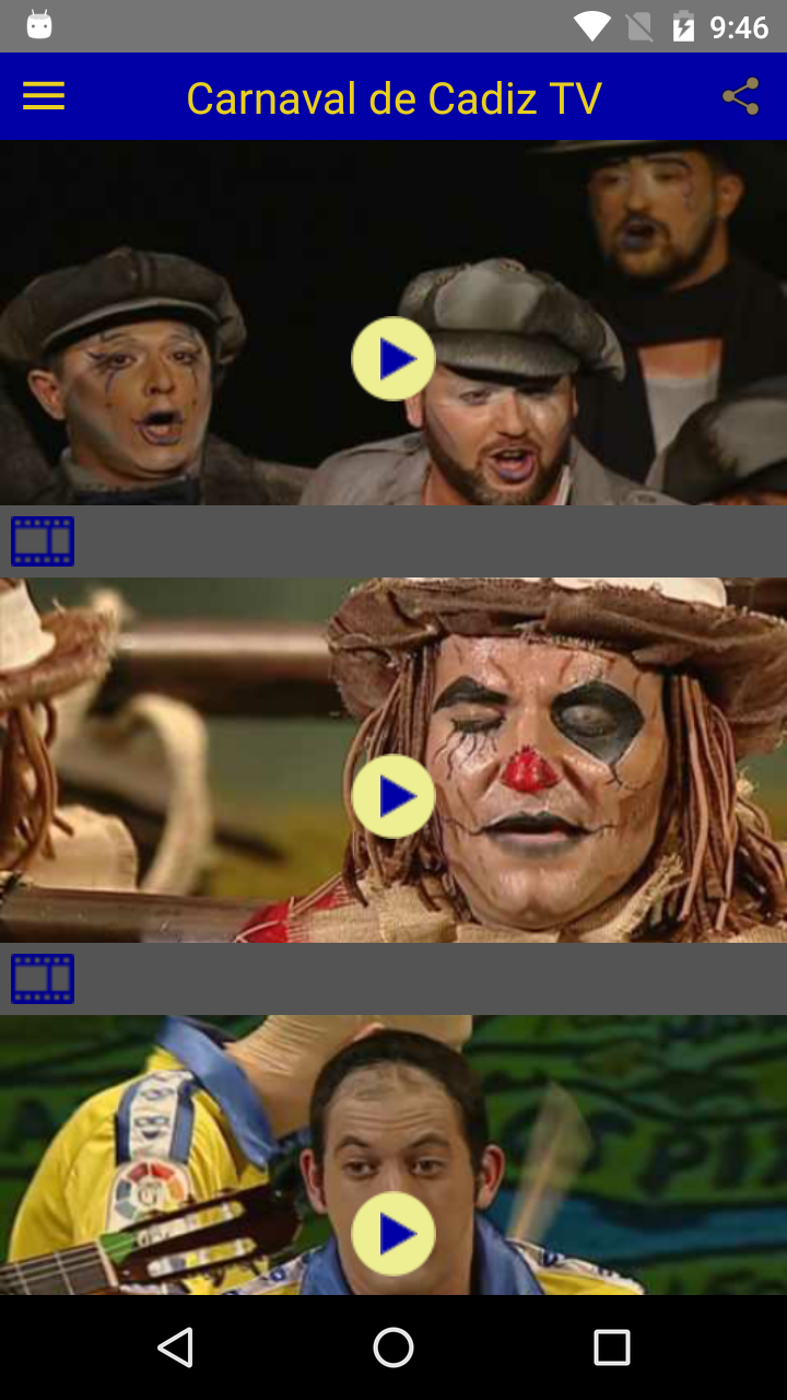 Carnaval de Cádiz TV Screen 1