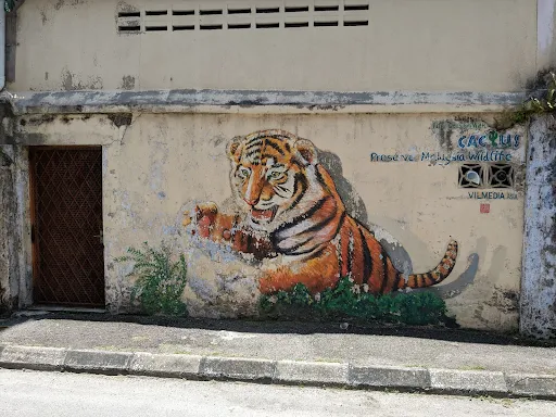 Street Art - Malayan Tiger (Harimau Malaya)