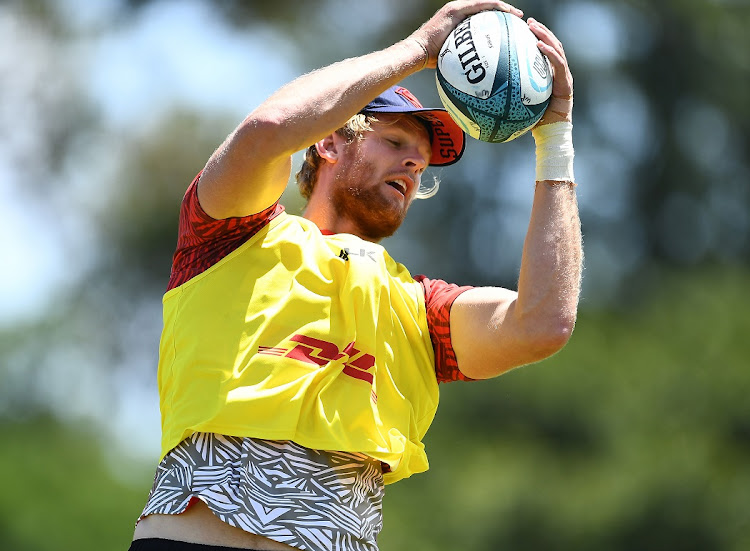 David Meihuizen during a Stormers training session at High Performance Centre in Cape Town on January 24 2022.