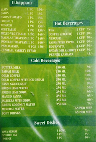 Survana Amrut Tula Yeola menu 4