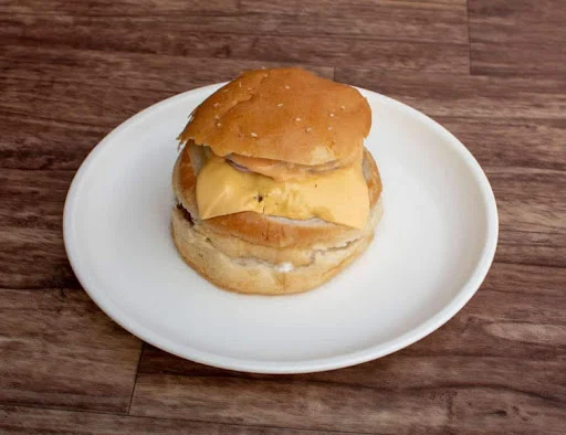 Crispy Paneer Double Patty Burger With Cold Coffee [400 Ml]