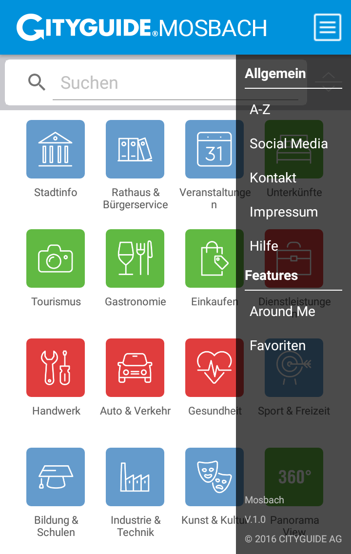 CITYGUIDE Mosbach Screen 2