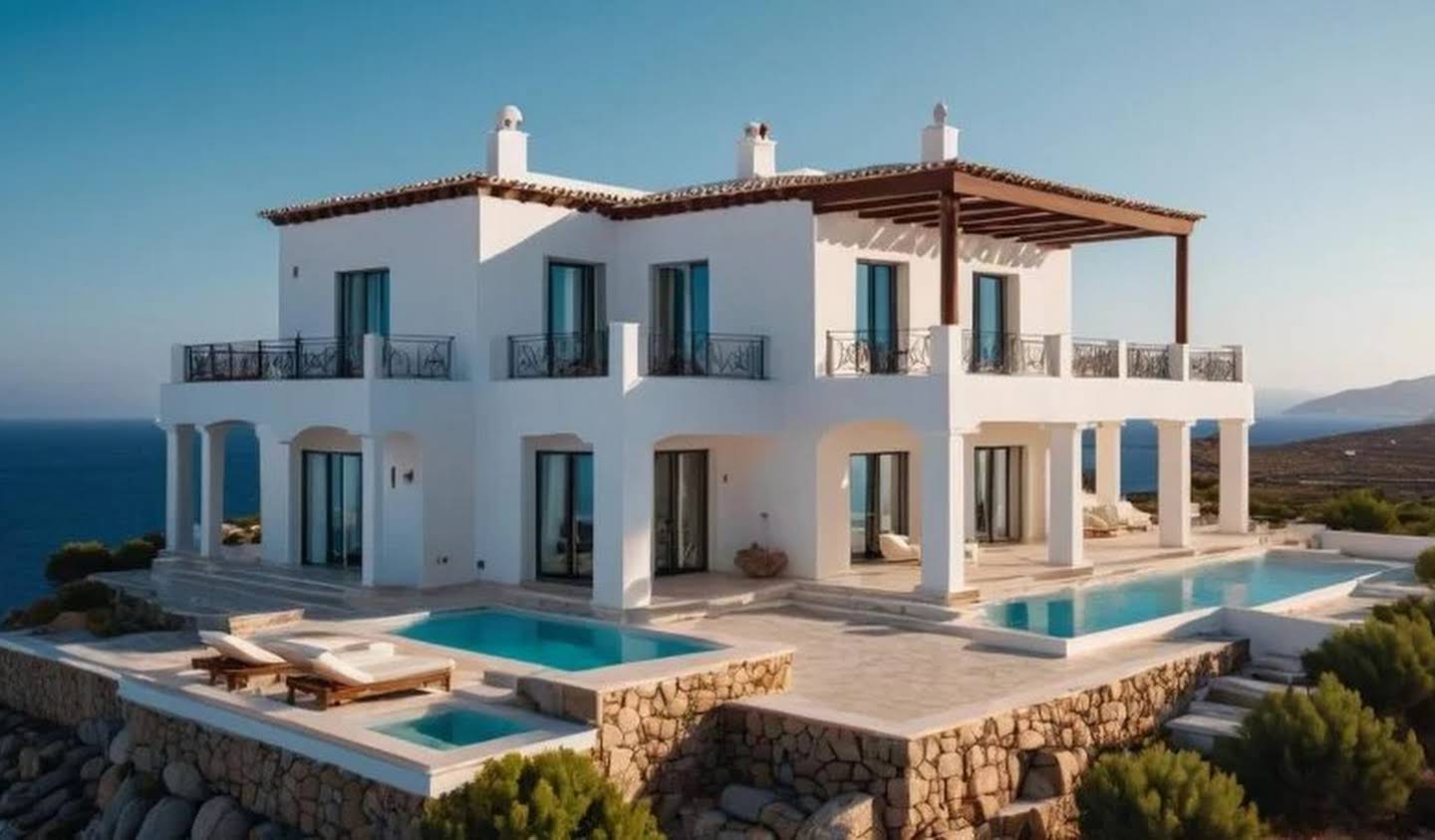 Villa avec piscine Paros