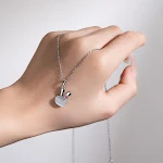 Silver Bunny Necklace