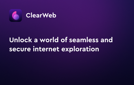 ClearWeb small promo image