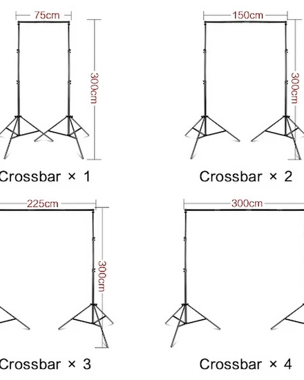 2X2M 2X3M 2.6X3M Background Support System Photography Ba... - 2