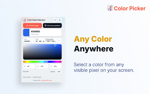 Color Picker Extension screenshot 1