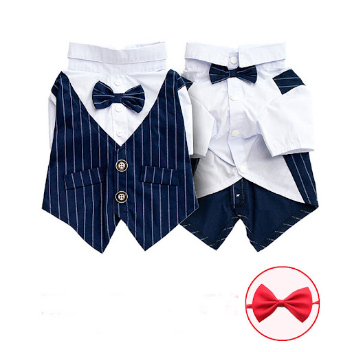 Title 3, Fashion Simple Pet Dog Suit Shirt, a comfortabl...