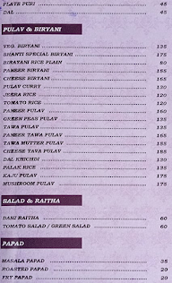 Shanti Caffee House Veg menu 3