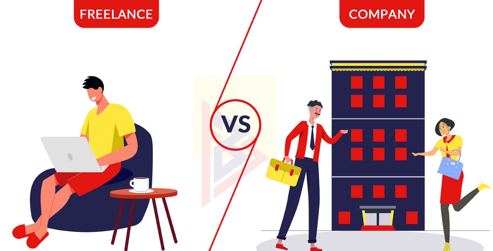 diff between freelancer and web development company